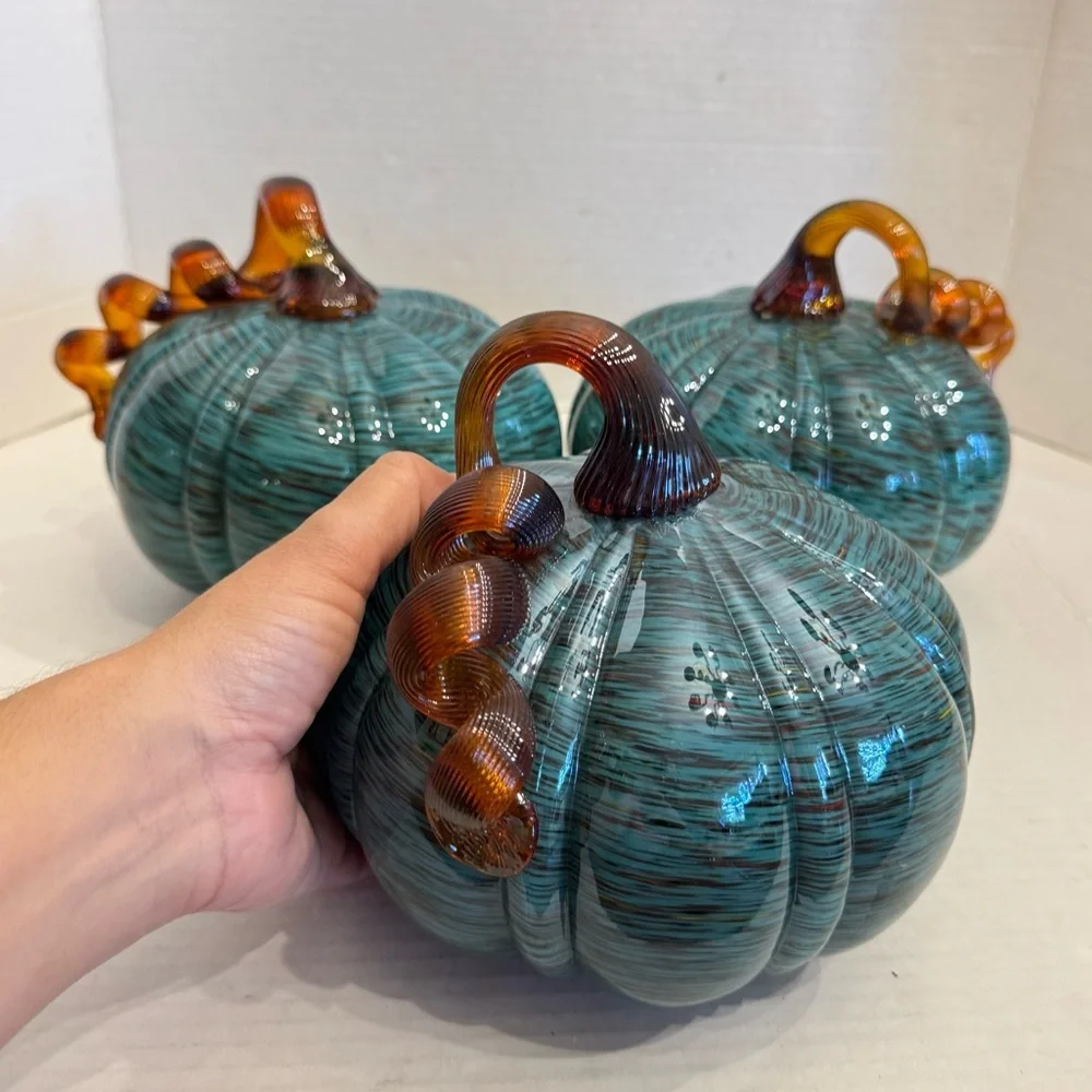 Pier 1 Illuminated Art Glass 7